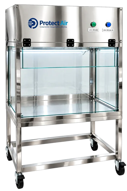 Cabine de Fluxo Laminar Vertical Protect Air