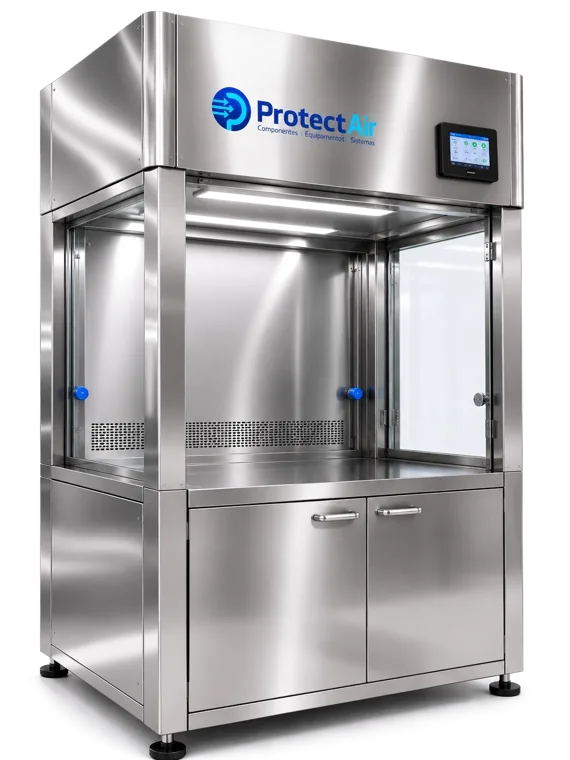 Cabine de Pesagem e Amostragem Compacta Protect Air